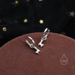 Llama Huggie Hoop Earrings in Sterling Silver, Alpaca Huggie Hoops, Silver or Gold, Detachable Llama Alpaca Earrings