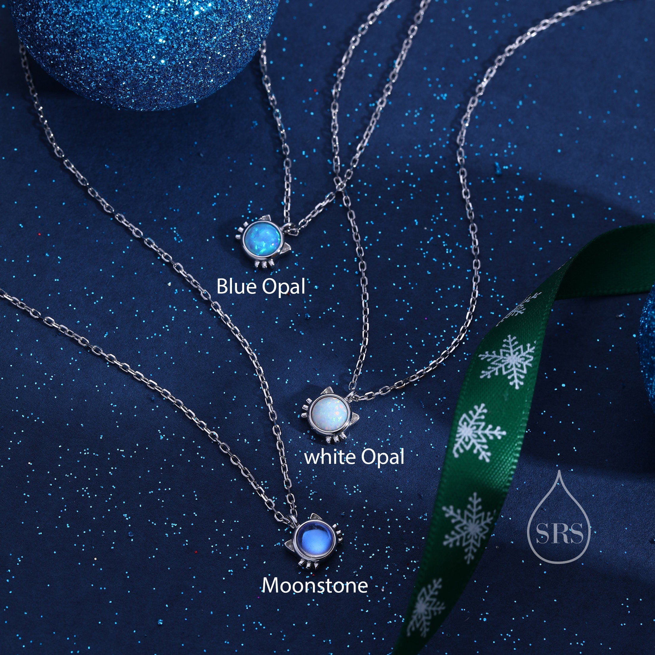 Opal cat necklace store