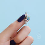 Sterling Silver Jellyfish Dangle Huggie Hoops, Detachable Jellyfish Hoop Earrings, Dainty Dangle Earrings, Fish Earrings, Ocean Animal