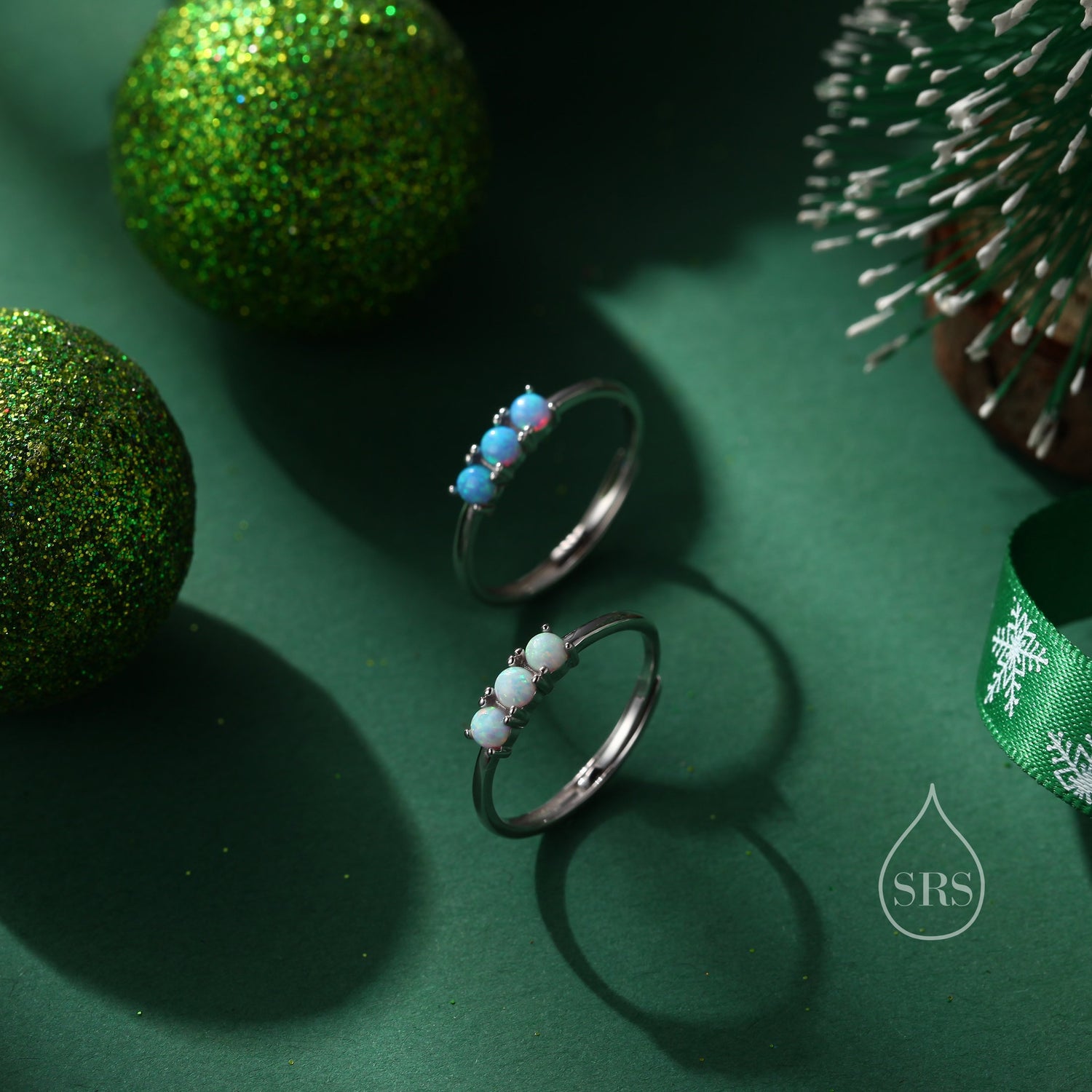 Opal Trio Gemstone Ring