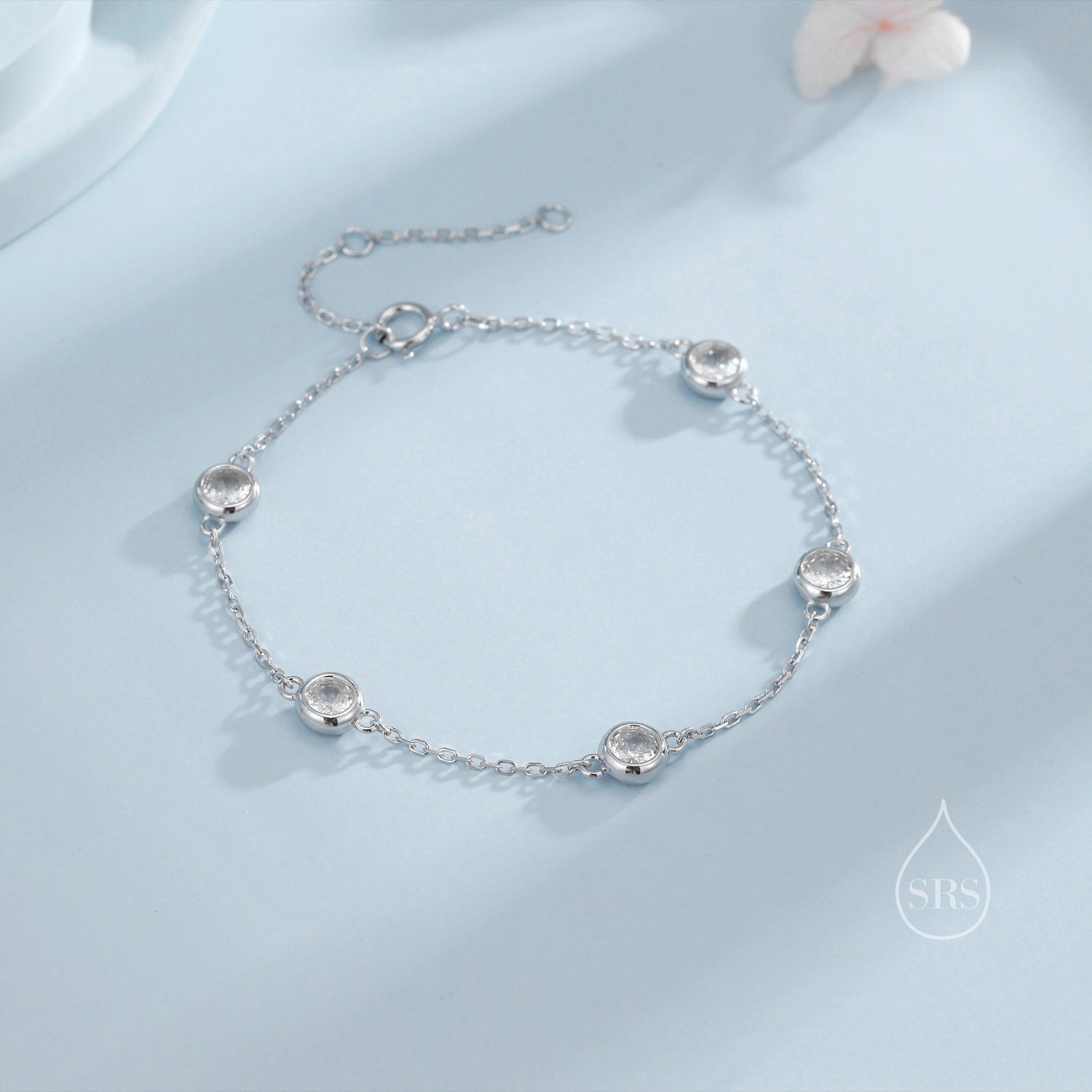 CZ Station Bracelet