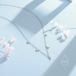 Crescent Moon and Star CZ Charm Necklace in Sterling Silver, Silver or Gold, Star and Moon Necklace, Star Moon Pendant, New Moon Necklace