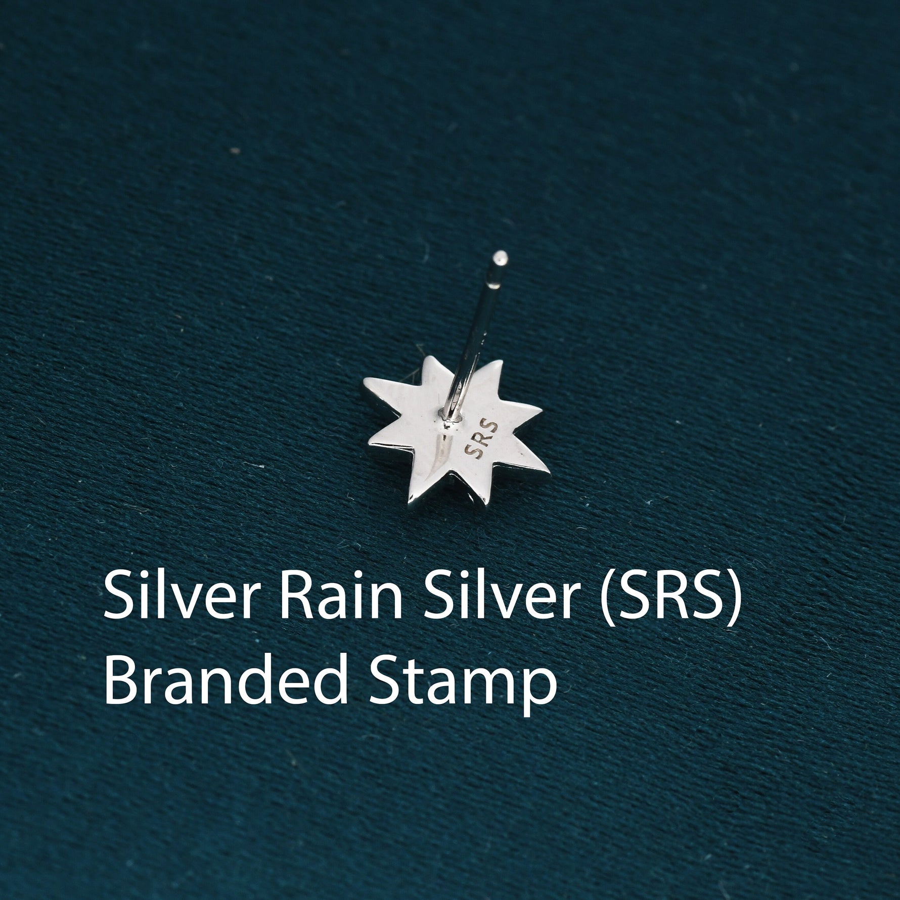 Starburst White Opal Stud Earrings in Sterling Silver, Silver or Gold, Star Opal Earrings, Stacking Earrings