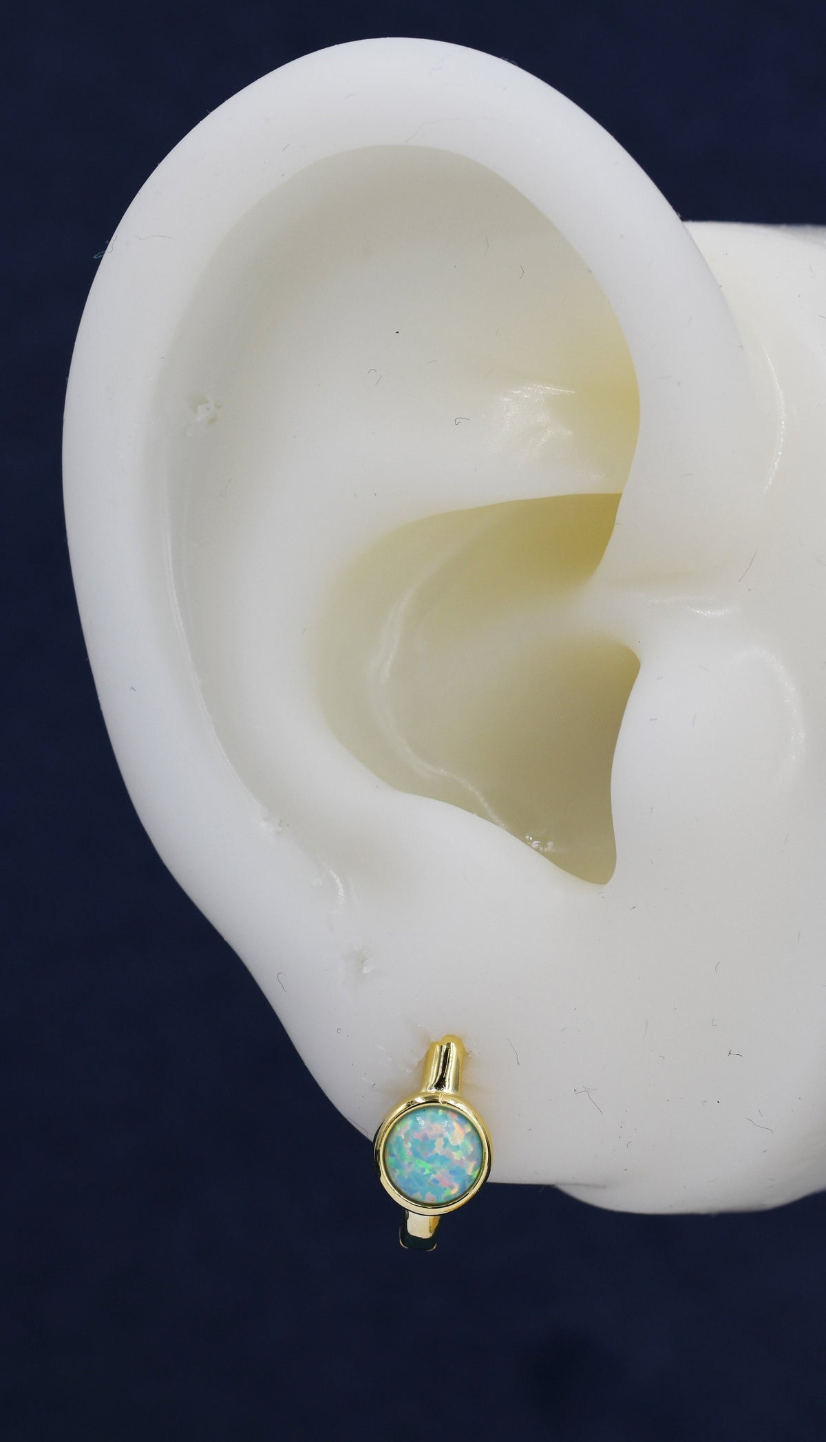 Green Opal Huggie Hoop Earrings in Sterling Silver, Silver or Gold, 5mm Opal Lever Hoops, Opal Hoops, Simulated Opal Hoops, Fire Opal Hoops