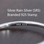 Genuine Green Jade Ring in Sterling Silver, US 5 - 8, Natural Jade Ring, Tiny Jade Ring? 4mm Jade Ring