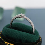 Ouroboros Snake Ring Holder Necklace