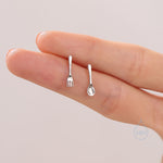 Mismatched Fork and Spoon Stud Earrings in Sterling Silver, Silver, Gold or Rose Gold, Fork and Spoon Earrings, Cute Earrings