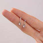 Spoon Stud Earrings in Sterling Silver, Silver, Gold or Rose Gold, Spoon Earrings, Cute Earrings