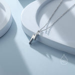 Tiny Lightning Bolt Pendant Necklace in Sterling Silver, Cute Bolt Necklace, Small Lightning Bolt Necklace