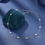 Freshwater Pearl Station Choker Necklace