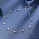 Freshwater Pearl Station Choker Necklace