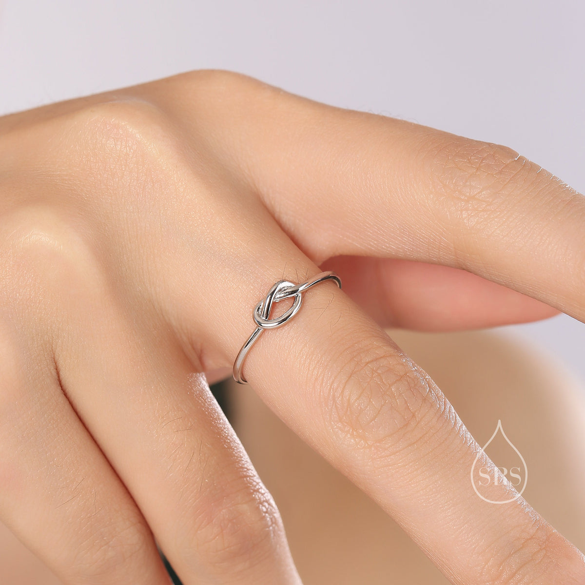 Heart Knot Infinity Motif Ring