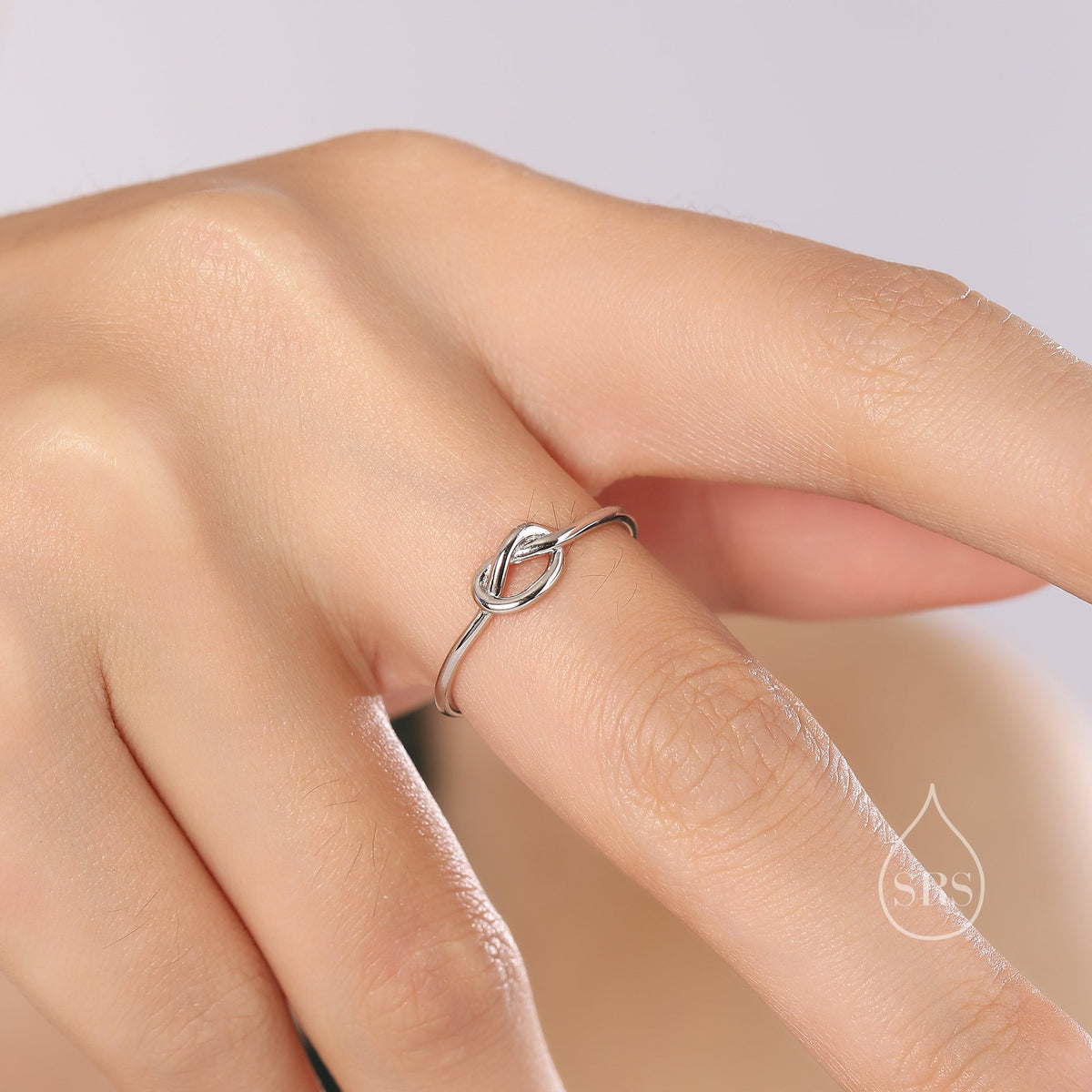 Heart Knot Infinity Motif Ring