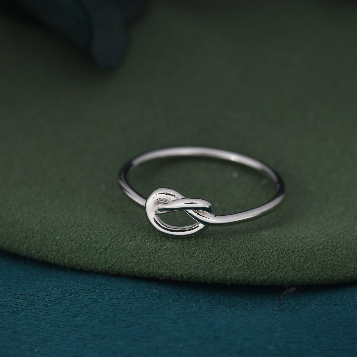 Heart Knot Infinity Motif Ring