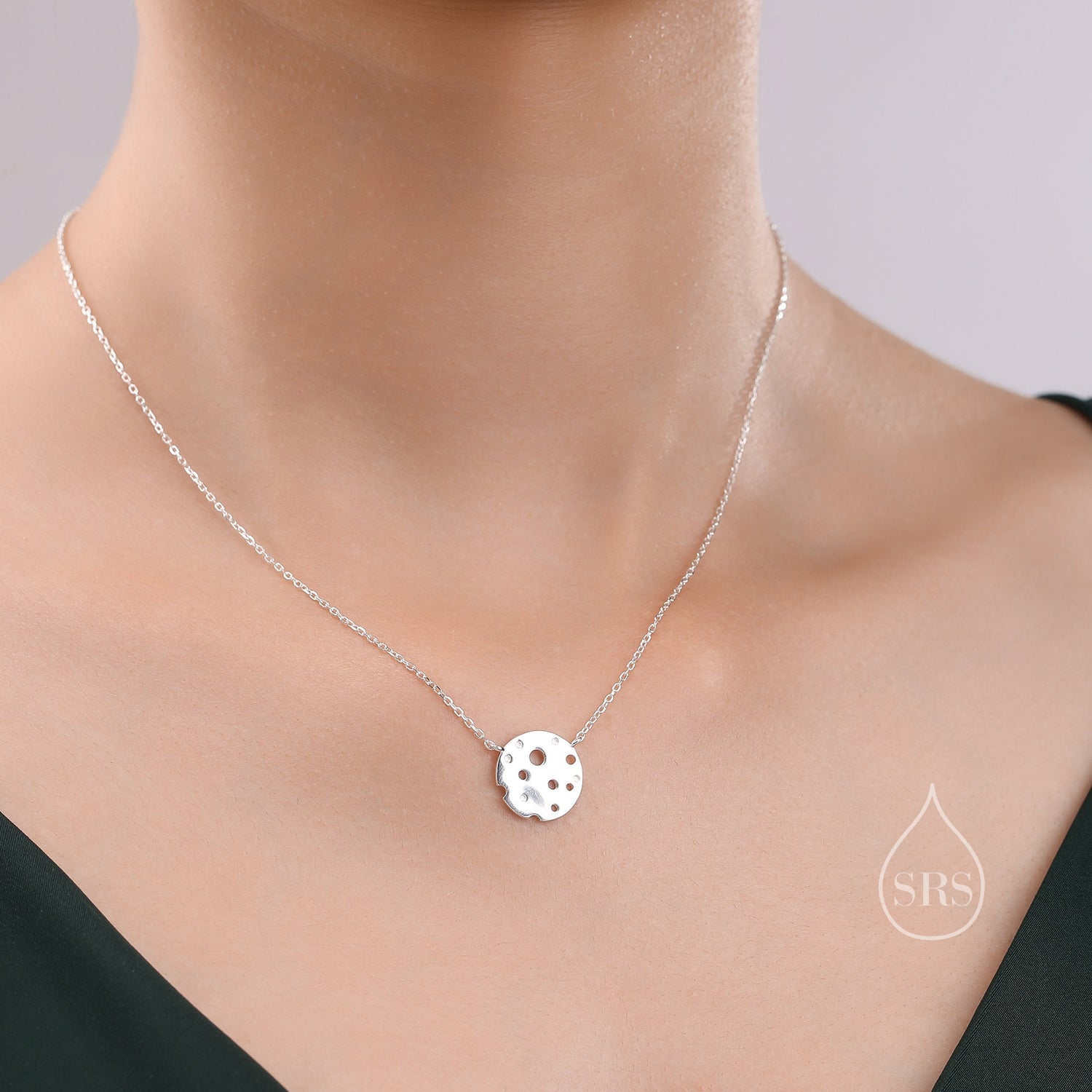 Moon Crater Pendant Necklace