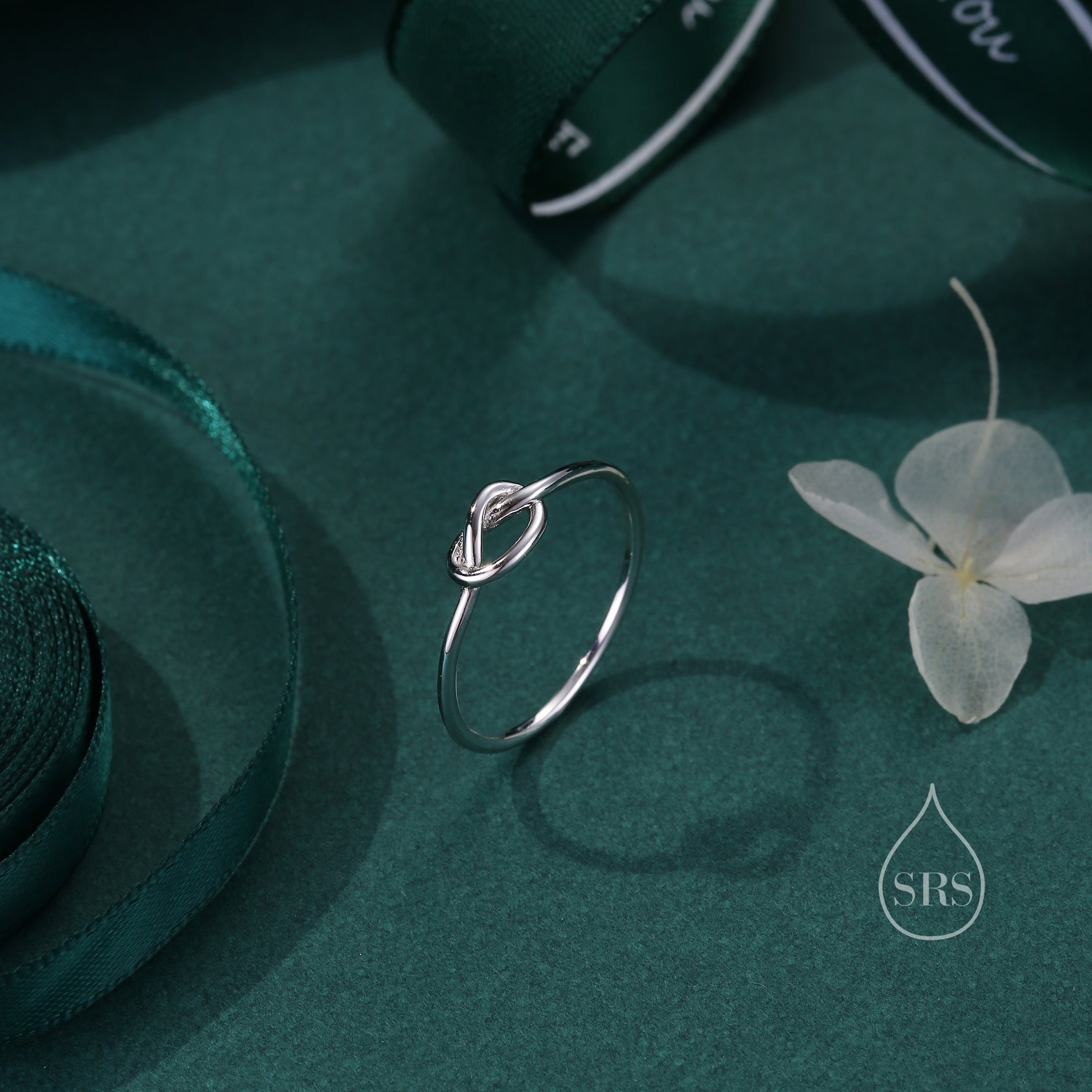 Heart Knot Infinity Motif Ring