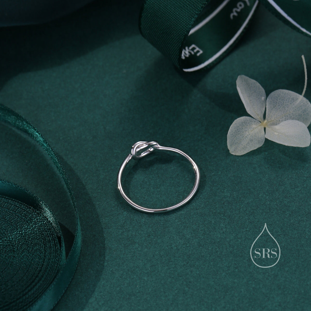 Heart Knot Infinity Motif Ring