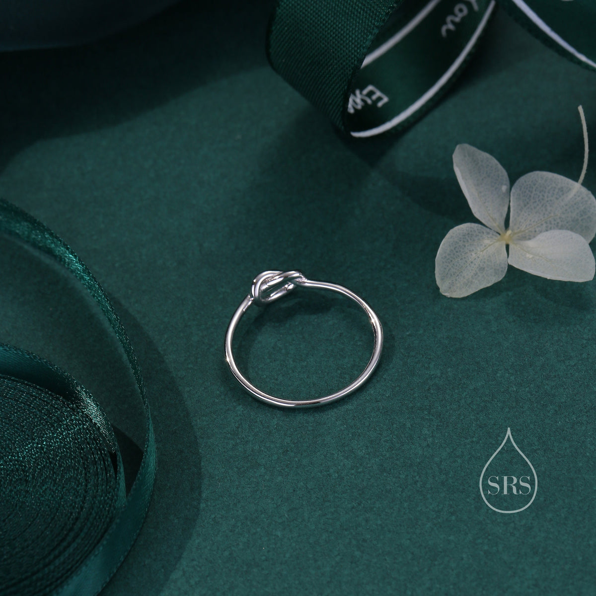 Heart Knot Infinity Motif Ring