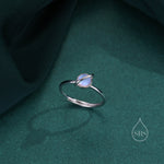Sterling Silver Rotatable Planet Ring, Fidget Ring, Adjustable Size Pinwheel Ring, Rotatable Ring, Dainty and Delicate