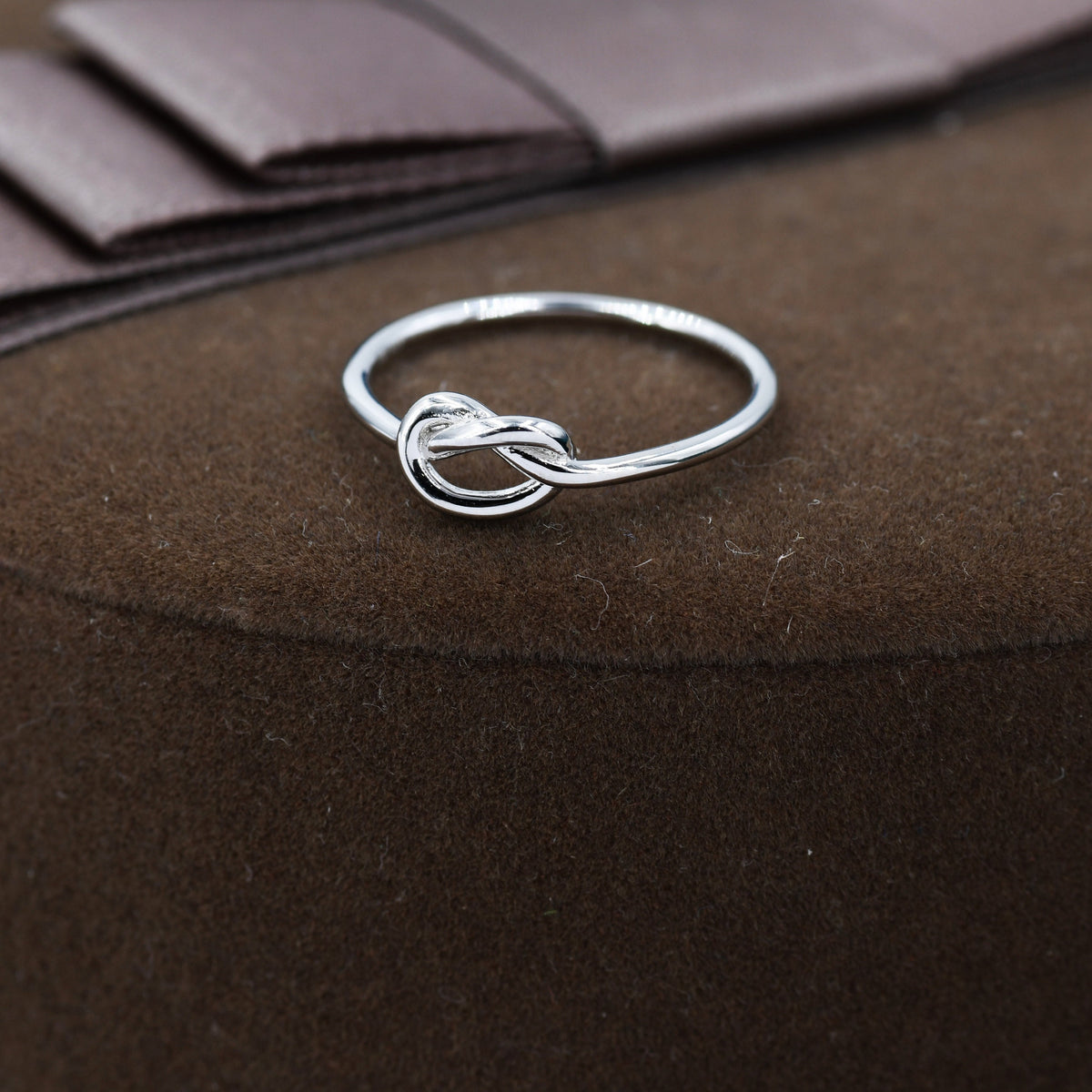 Heart Knot Infinity Motif Ring
