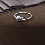 Heart Knot Infinity Motif Ring