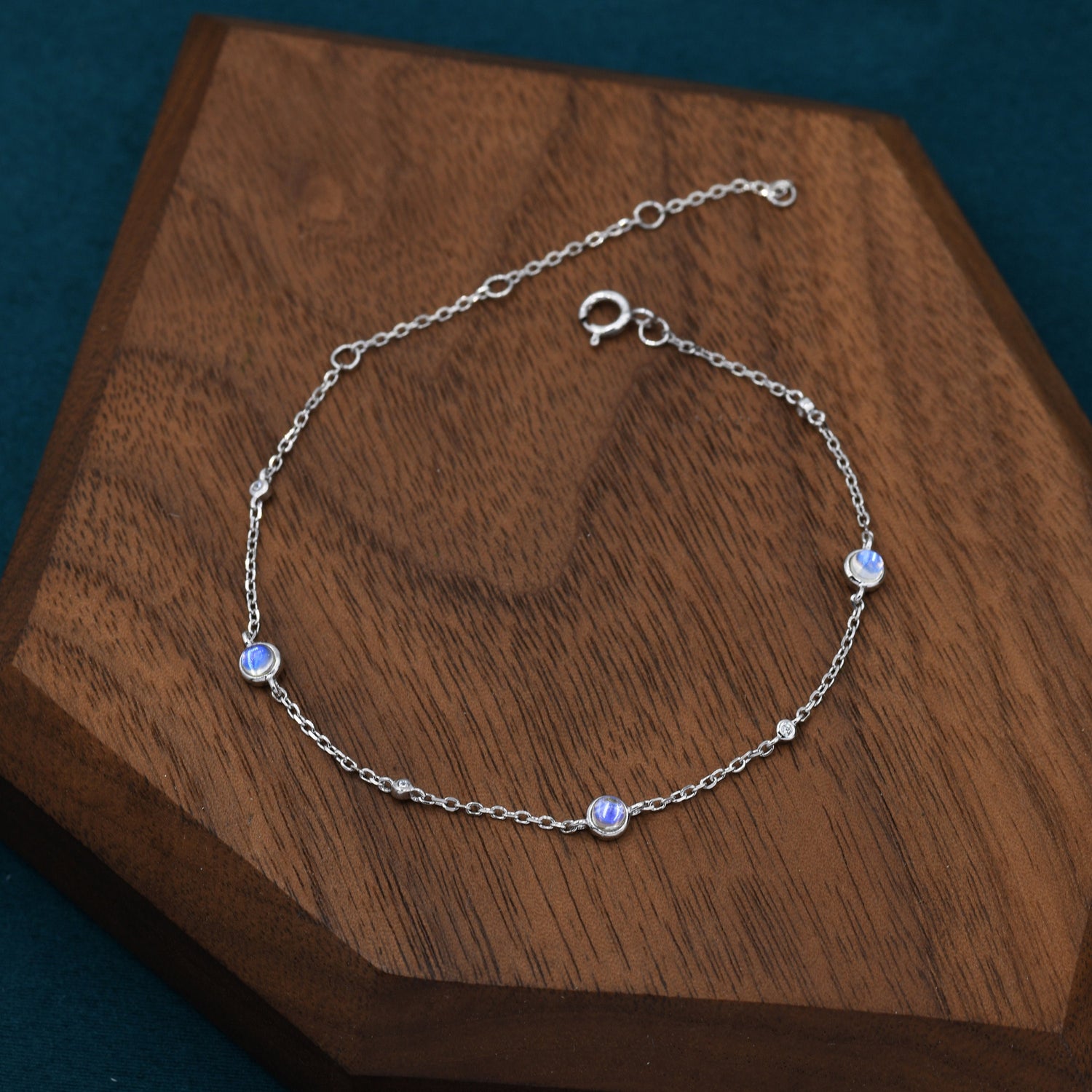 Moonstone Station Bracelet