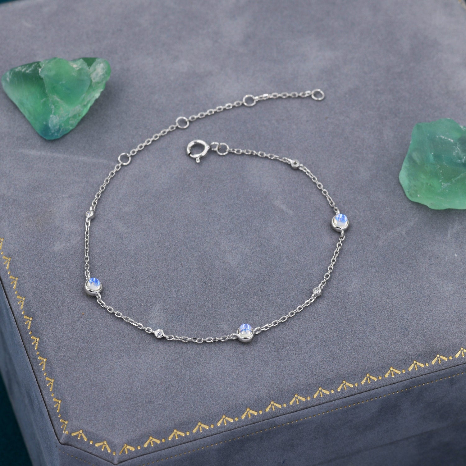 Moonstone Station Bracelet