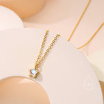 Moonstone Star Pendant Necklace