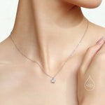 Moonstone Star Pendant Necklace