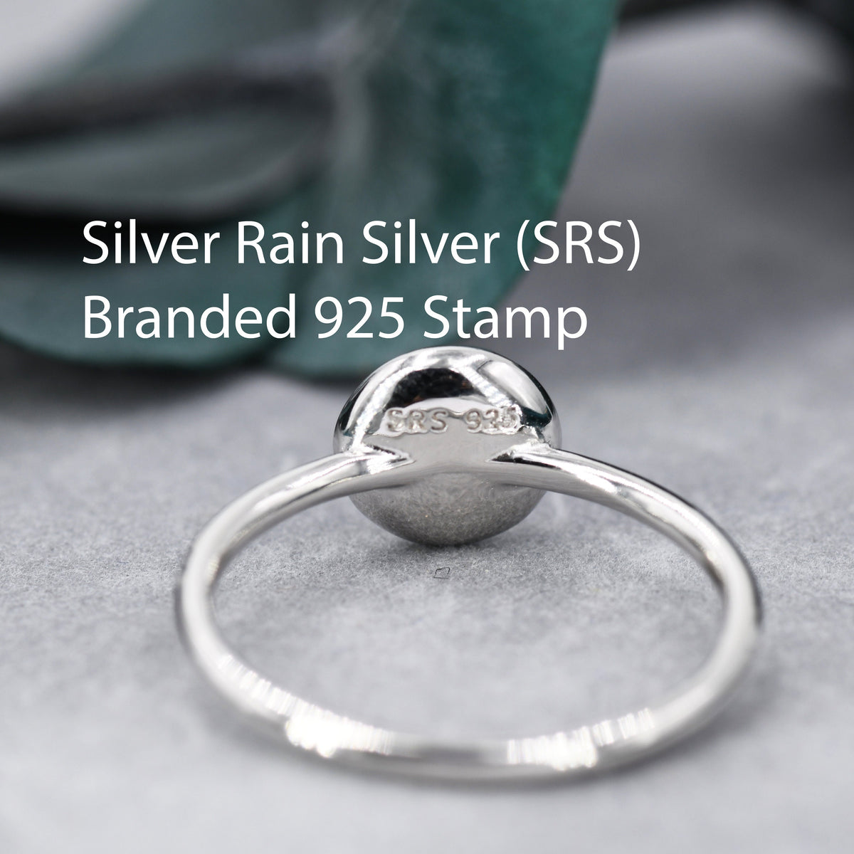 Sterling Silver Opal Ring, US Size 5 6 7 8, Skinny Stacking Ring, White Opal, Midi Ring, Minimalist Geometric Ring