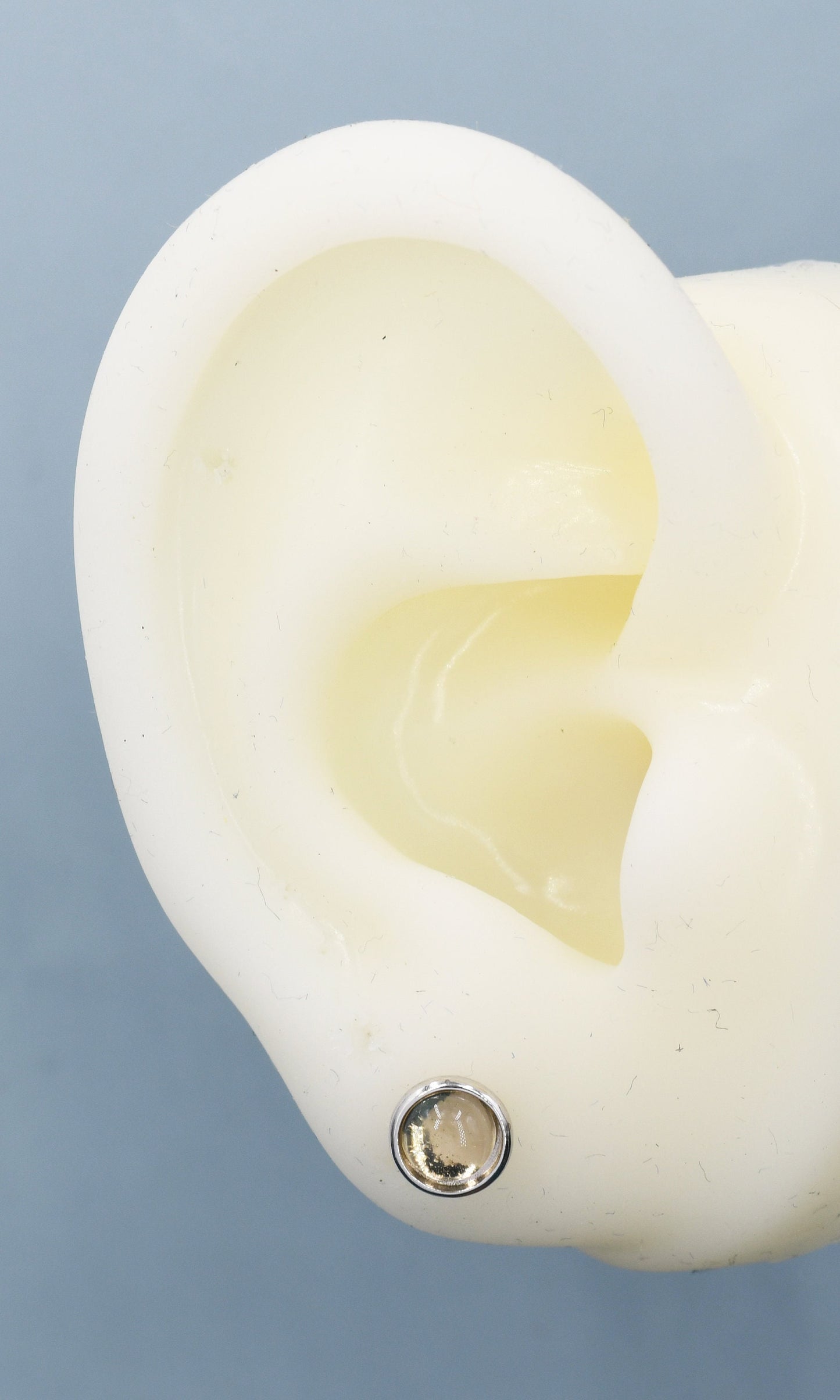 Natural Citrine Crystal Stud Earrings in Sterling Silver - 4mm - Genuine Rose Cut Yellow Citrine Crystal Stud Earrings - Semi Precious