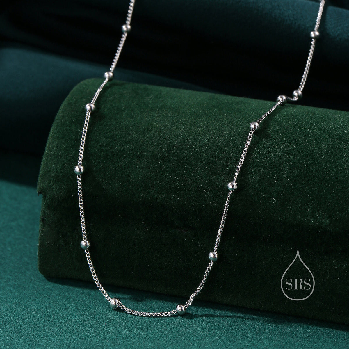 Bead Station Chain Necklace
