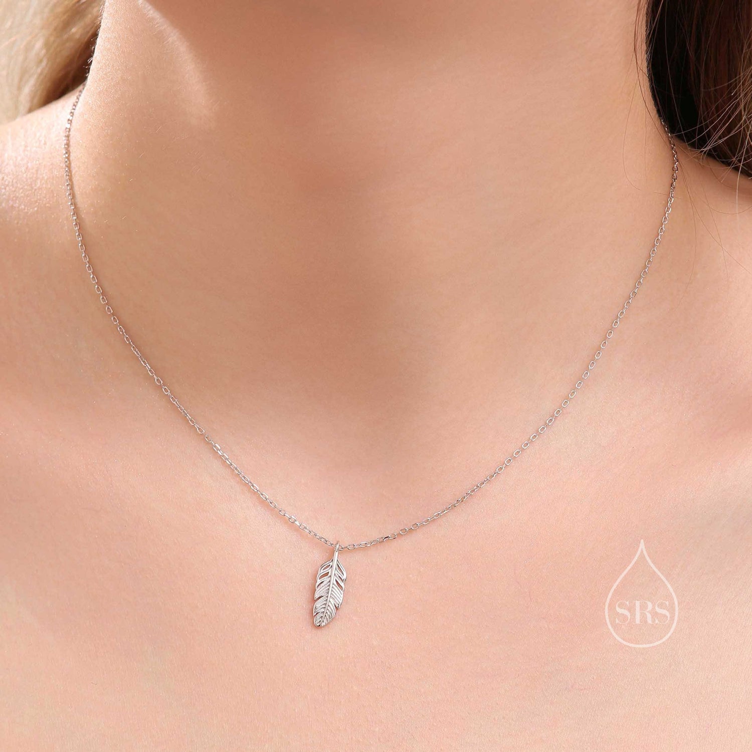 Feather Pendant Necklace