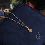 Tennis Racket Pendant Necklace