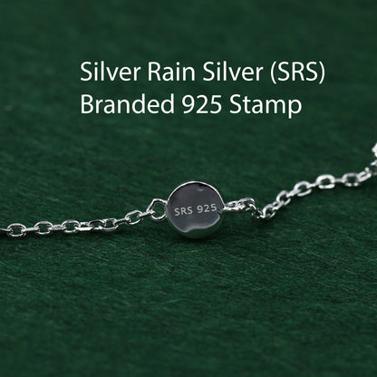 Delicate Moonstone Bracelet in Sterling Silver, Lab Created Moonstone Bracelet, Silver Moonstone Bracelet