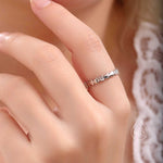 Tiny Little Star Infinity Ring in Sterling Silver, Star Eternity Ring, Silver Star Ring, US 5 - 8, Simple and Minimal