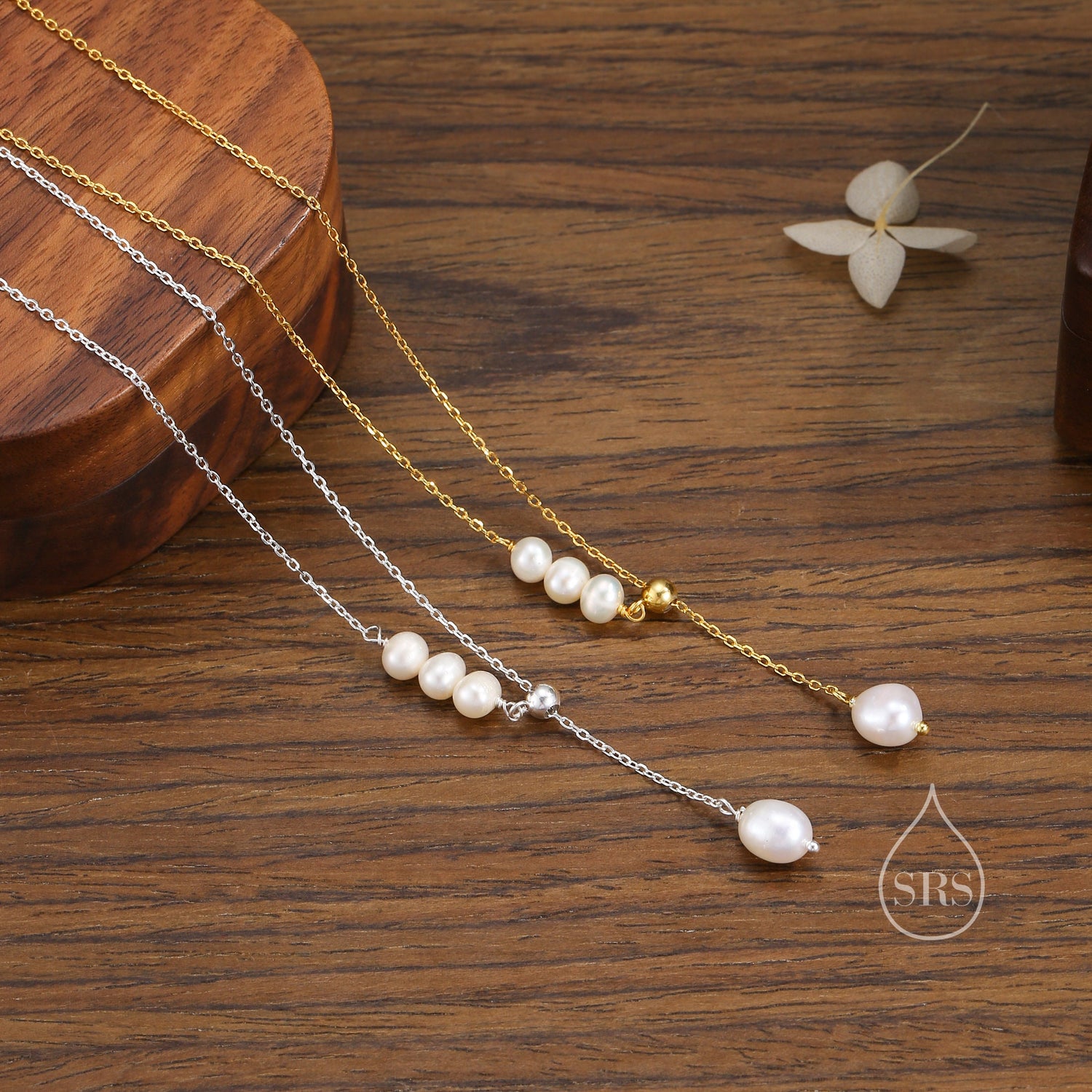 Freshwater Pearl Lariat Necklace