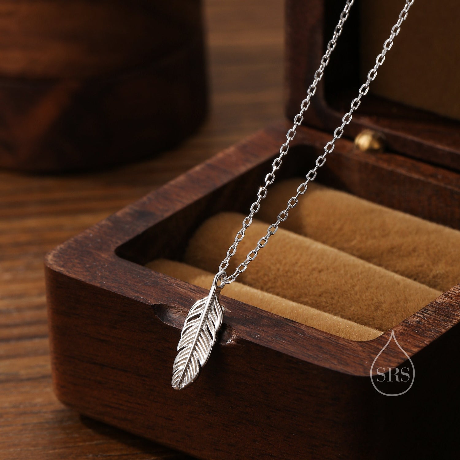 Feather Pendant Necklace