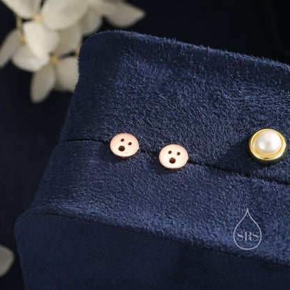 Surprise Face Stud Earrings in Sterling Silver, Silver or Gold or Rose Gold, Sterling Silver Surprise Earrings