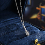 Tennis Racket Pendant Necklace
