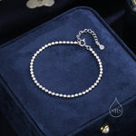 Faceted Disk Chain Bracelet
