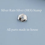 Little Wren Bird Stud Earrings in Sterling Silver- Gold and Silver Two Tone - Bird Earrings - Cute Animal, Fun, Whimsical and Pretty