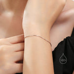 Thin Snake Chain Bracelet
