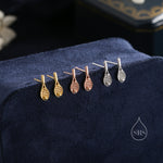 Sterling Silver Tennis Racket Stud Earrings, Silver or Gold or Rose Gold, Tennis Ball Earrings