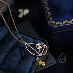 Fibonacci golden spiral Pendant Necklace in Sterling Silver, Silver Gold or Rose Gold. Golden Ratio Necklace.