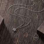 Tiny Eye of Horus Pendant Necklace in Sterling Silver, Silver or Gold, Ancient Egypt Inspired Necklace, Egyptian Eye Necklace