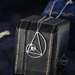 Fibonacci golden spiral Pendant Necklace in Sterling Silver, Silver Gold or Rose Gold. Golden Ratio Necklace.