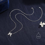Otters Holding Hands Charm Necklace