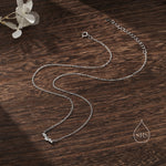 Extra Tiny Bat Pendant Necklace in Sterling Silver, Bat Necklace, Small Bat Pendant, Silver or Gold