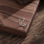Skinny Wave Chevron Ring